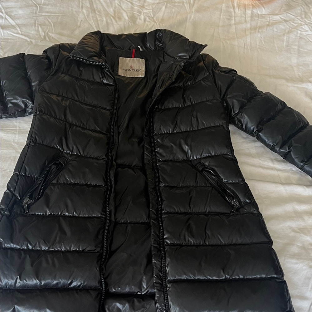 Moncler Women's Shiny Black Puffer Coat